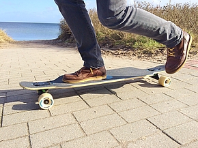 Longboard fahren in Schönhagen